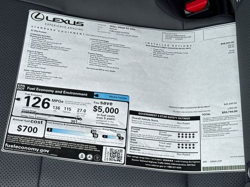 New 2026 Lexus RZ 350e 2WD image 29