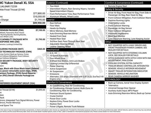 Used 2022 GMC Yukon XL Denali w/ Denali Premium Package image 35