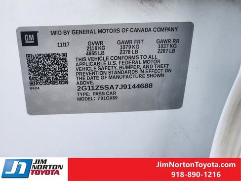 Used 2018 Chevrolet Impala LS image 33