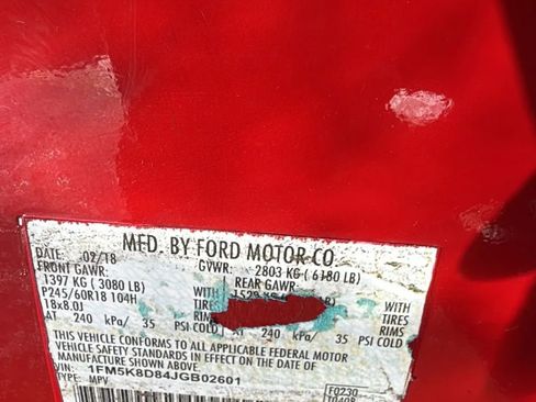 Used 2018 Ford Explorer XLT w/ Equipment Group 202A image 32