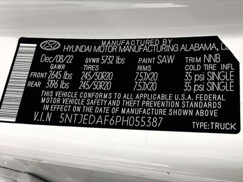 Used 2023 Hyundai Santa Cruz Limited image 38