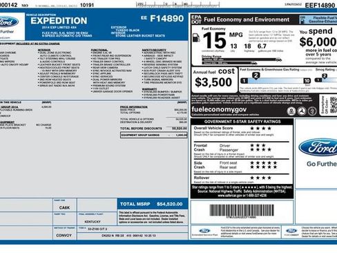 Used 2014 Ford Expedition Limited w/ Equipment Group 301A image 27