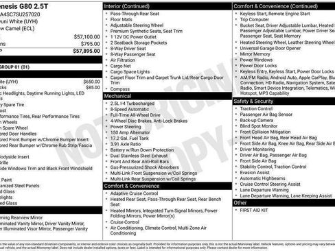 Used 2025 Genesis G80 2.5T image 59