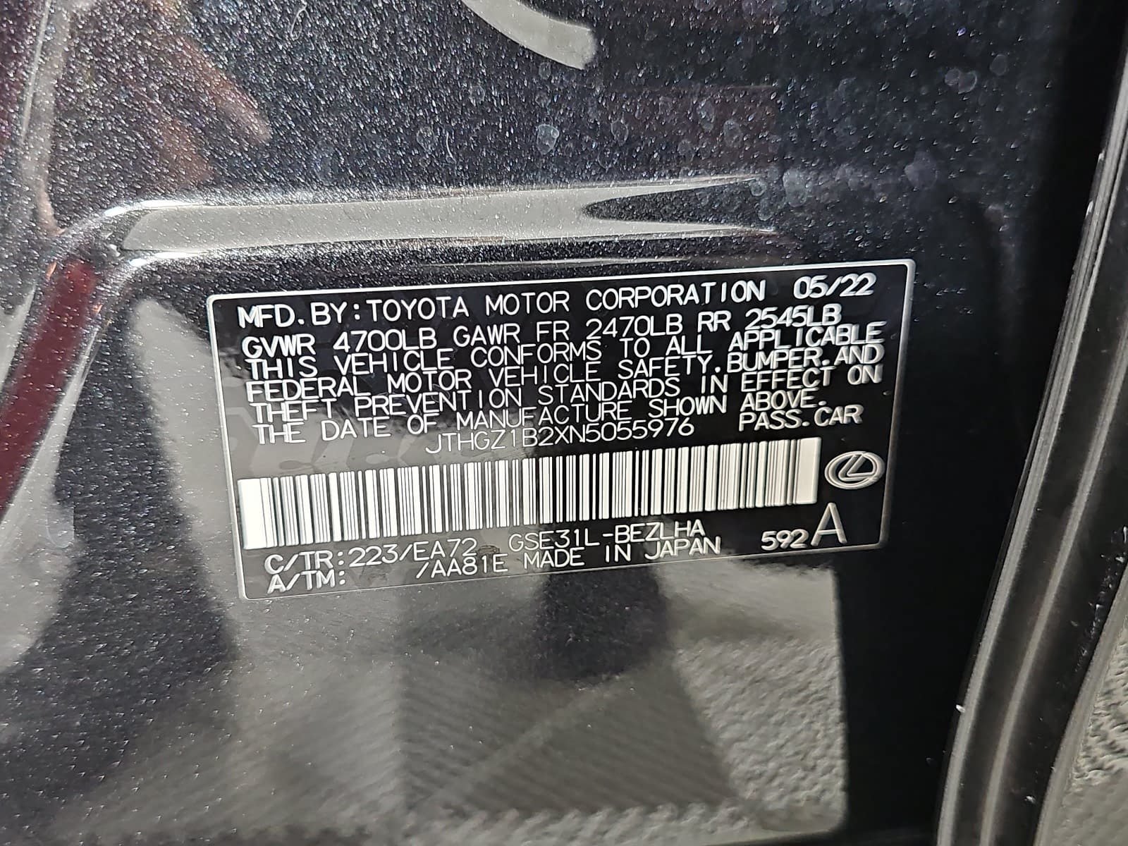 Used 2022 Lexus IS 350 F Sport RWD image 33