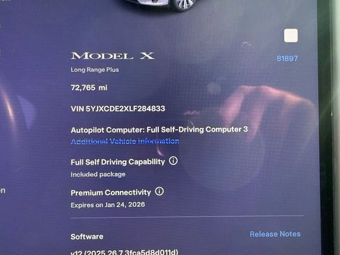 Used 2020 Tesla Model X Long Range image 2