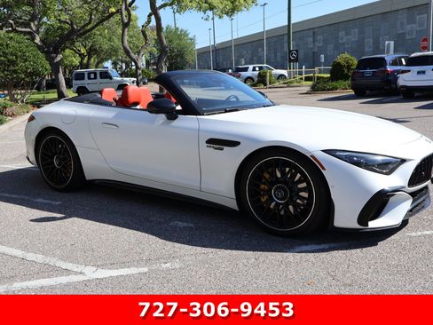 Used 2022 Mercedes-Benz SL 63 AMG 4MATIC w/ AMG Aerodynamic Package image 14