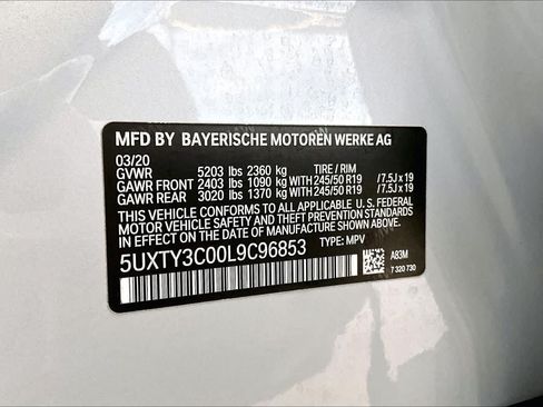 Used 2020 BMW X3 sDrive30i w/ Premium Package RWD image 35
