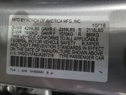 Used 2018 Honda Accord EX image 33