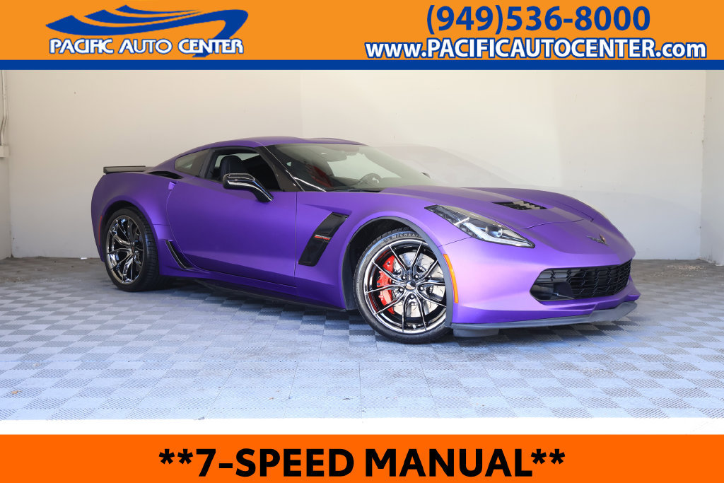 Used 2019 Chevrolet Corvette Grand Sport w/ Carbon Flash Badge Package RWD image 1