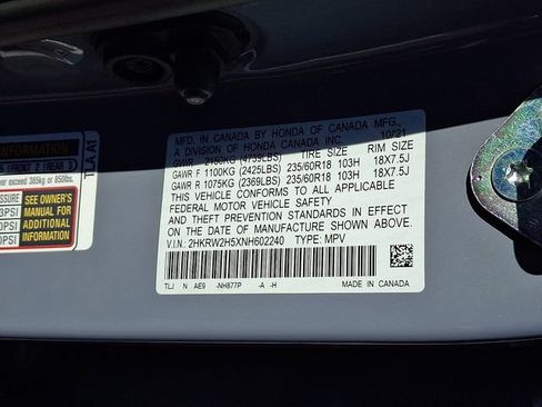 Certified 2022 Honda CR-V EX image 29