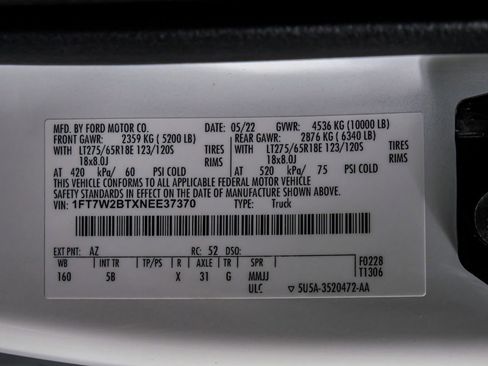 Used 2022 Ford F250 Lariat w/ Lariat Ultimate Package image 59