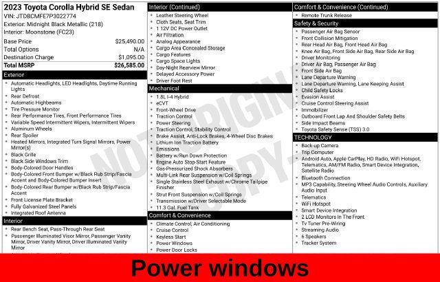 Used 2023 Toyota Corolla SE FWD image 18