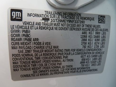 Used 2022 GMC Sierra 2500 SLE w/ SLE Value Package; image 69