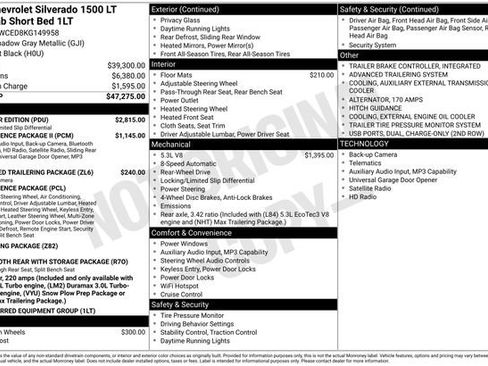 Used 2019 Chevrolet Silverado 1500 LT w/ All-Star Edition image 14