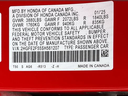 Used 2025 Honda Civic Sport image 29