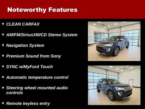 Used 2016 Ford Explorer Platinum image 6