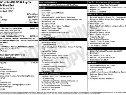 New 2025 GMC Hummer EV 3X w/ Battery Pack, 24 Module Pack AWD/4WD image 2