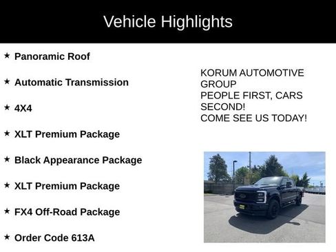 New 2025 Ford F350 XLT w/ Black Appearance Package image 4