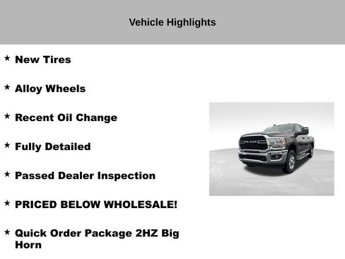 Used 2024 RAM 2500 Big Horn image 9