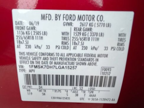 Used 2020 Ford Explorer XLT w/ Equipment Group 202A RWD image 36