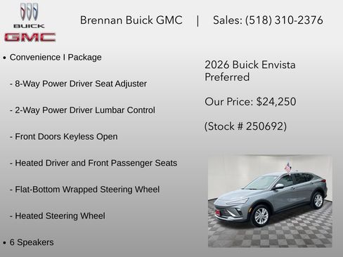 New 2026 Buick Envista Sport Touring w/ Convenience I Package FWD image 6