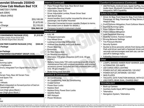 Used 2025 Chevrolet Silverado 2500 Custom w/ Custom Convenience Package AWD/4WD image 21