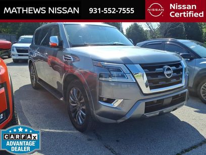 Certified 2022 Nissan Armada Platinum w/ Captain's Chairs Package