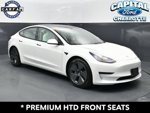 Used 2021 Tesla Model 3 Long Range AWD/4WD image 3