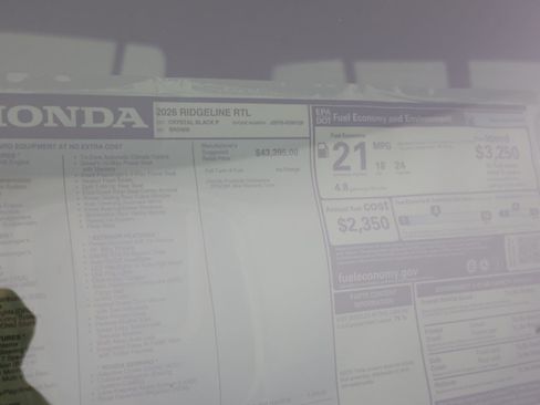 New 2026 Honda Ridgeline RTL image 28
