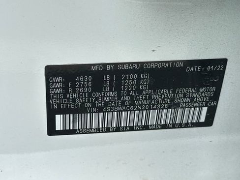 Used 2022 Subaru Legacy Premium image 38