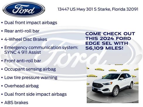 Certified 2024 Ford Edge SEL AWD/4WD image 27