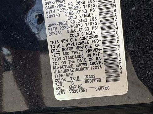 Used 2012 Nissan Murano LE w/ Platinum Pkg FWD image 57