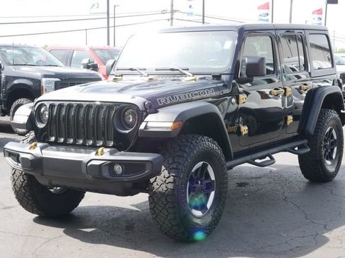 Used 2022 Jeep Wrangler Unlimited Rubicon w/ LED Lighting Group AWD/4WD image 7