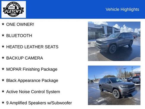 Used 2023 Jeep Grand Cherokee L Limited w/ Black Appearance Package image 2