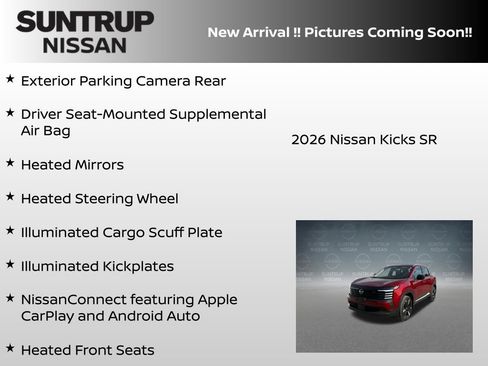 Certified 2026 Nissan Kicks SR w/ SR Premium Package AWD/4WD image 12