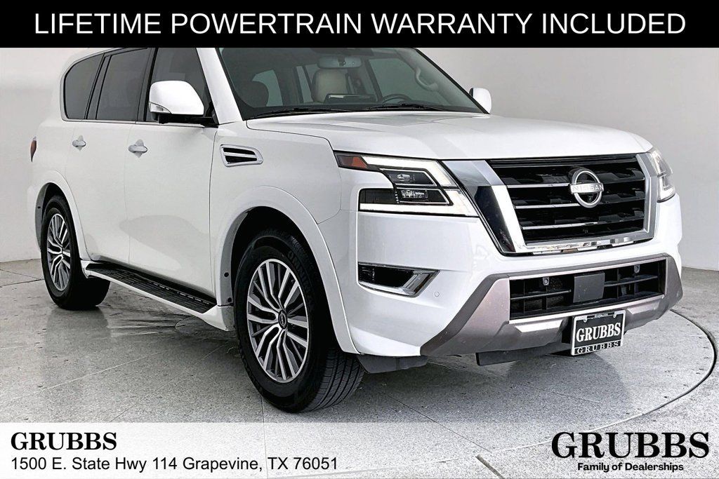 Used 2023 Nissan Armada SL w/ Captain's Chairs Package RWD image 1