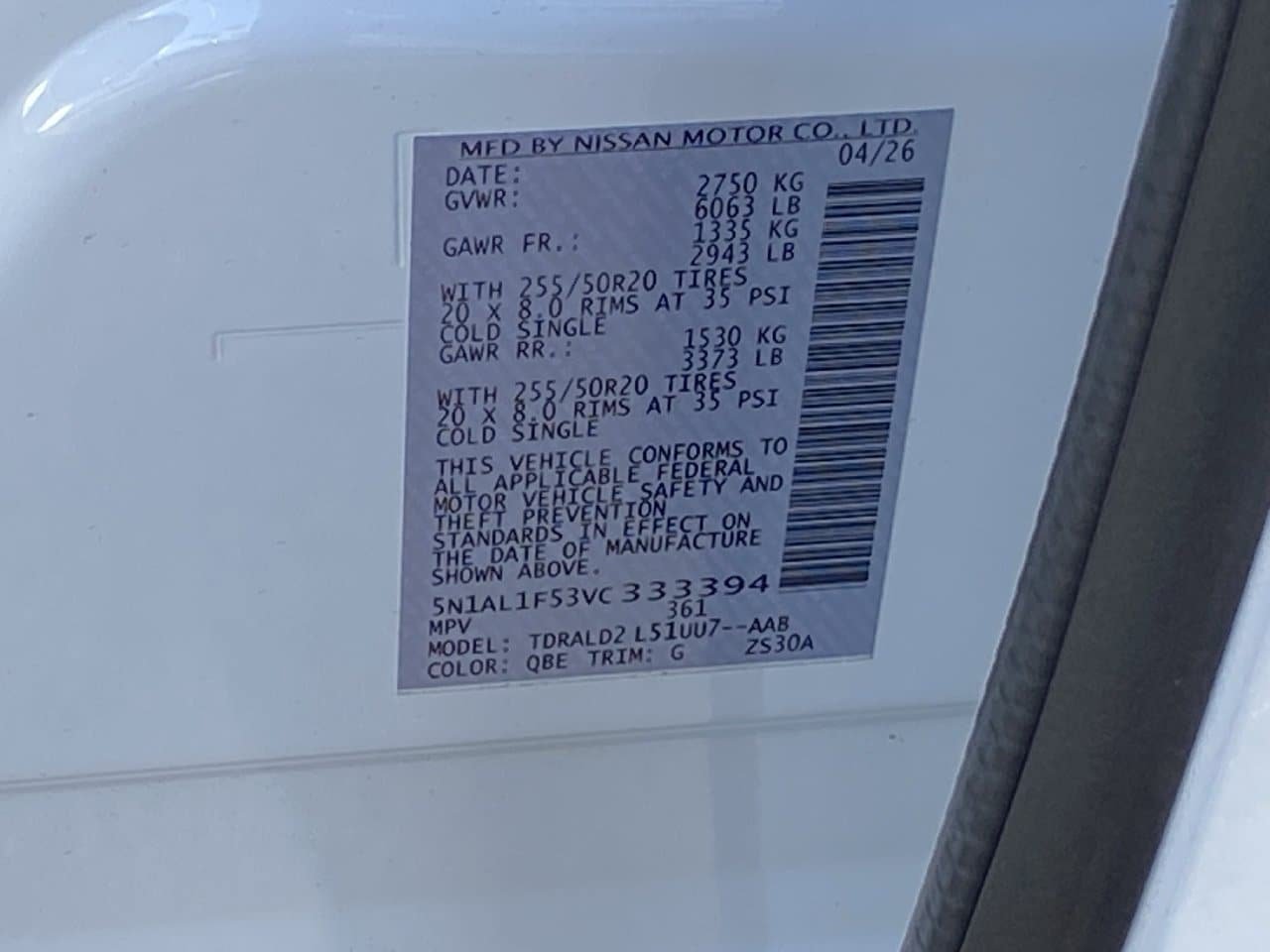 Certified 2027 INFINITI QX60 Luxe w/ Cargo Package FWD image 37