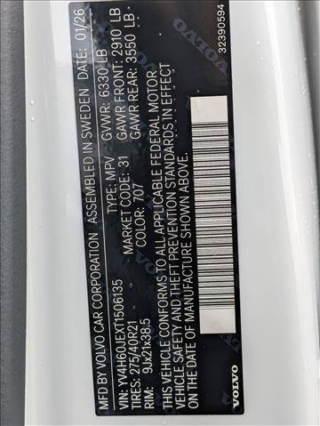 New 2026 Volvo XC90 T8 Plus w/ Protection Package AWD/4WD image 20