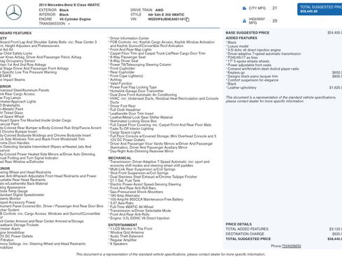 Used 2014 Mercedes-Benz E 350 4MATIC Sedan w/ Premium 1 Package image 2