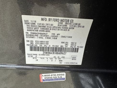 Used 2019 Ford Flex SEL w/ Equipment Group 202A AWD/4WD image 33