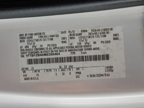 Used 2021 Ford F250 XL w/ Power Equipment Group AWD/4WD image 54