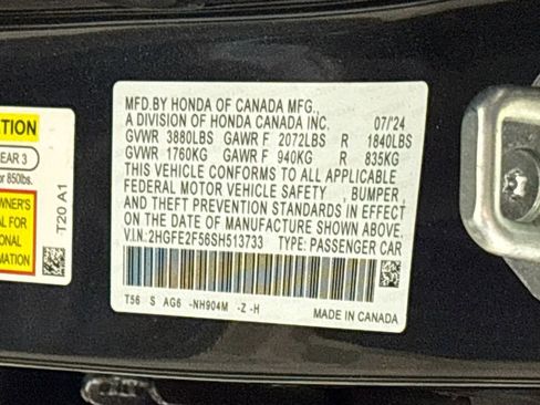 Certified 2025 Honda Civic Sport image 25