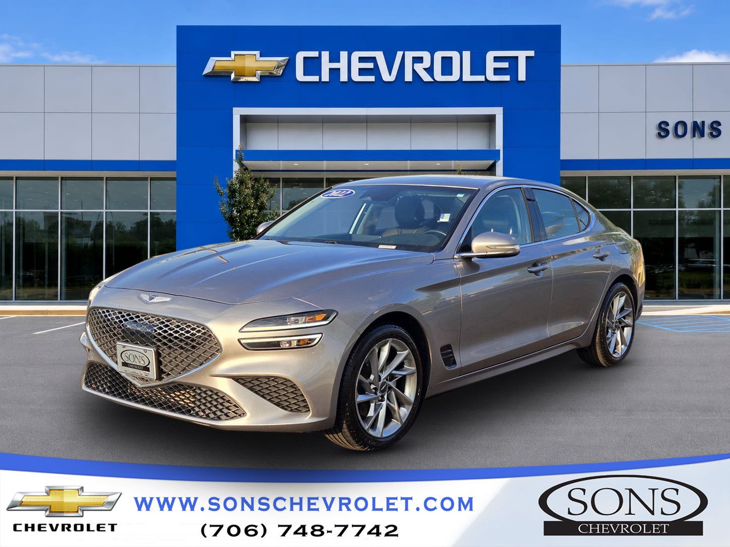 Used 2022 Genesis G70 2.0T AWD/4WD image 1