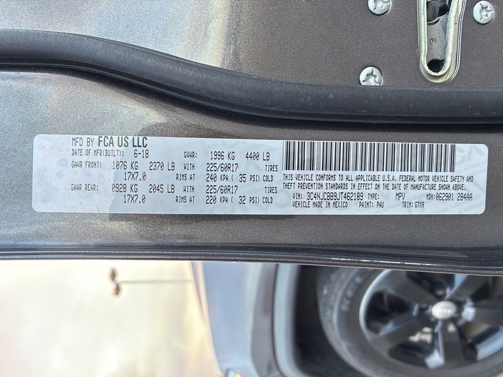 Used 2018 Jeep Compass Latitude w/ Popular Equipment Group FWD image 38