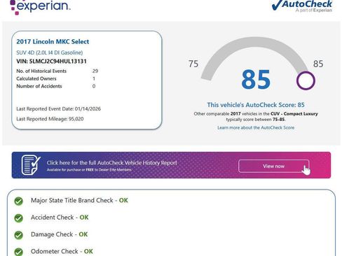 Used 2017 Lincoln MKC Select w/ Select Plus Package image 2