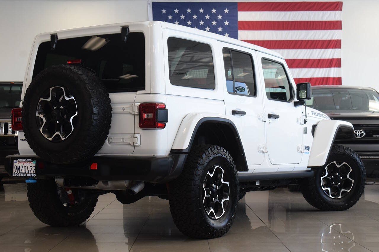 Used 2021 Jeep Wrangler Unlimited Rubicon 4xe w/ Steel Bumper Group AWD/4WD image 7