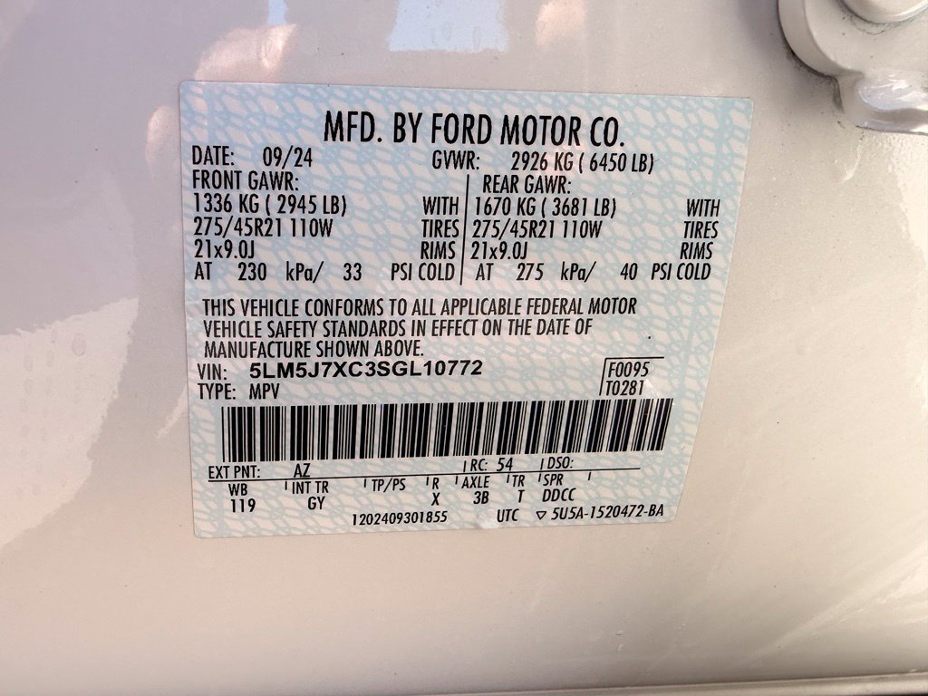 Used 2025 Lincoln Aviator Reserve w/ Illumination Package AWD/4WD image 20