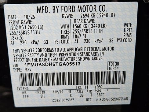 New 2026 Ford Explorer Active image 32