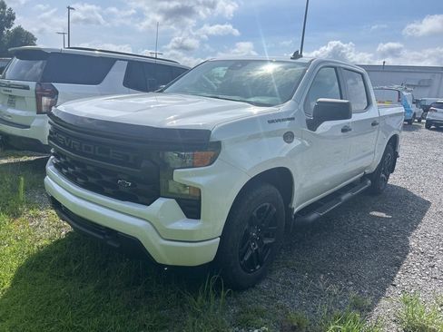 Used 2024 Chevrolet Silverado 1500 Custom w/ LPO, Dark Essentials Package RWD image 1
