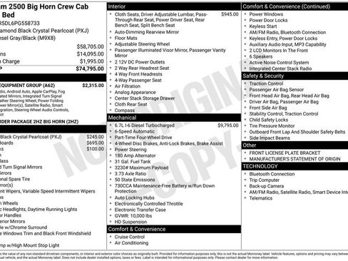 Used 2023 RAM 2500 Big Horn w/ Level 1 Equipment Group image 51